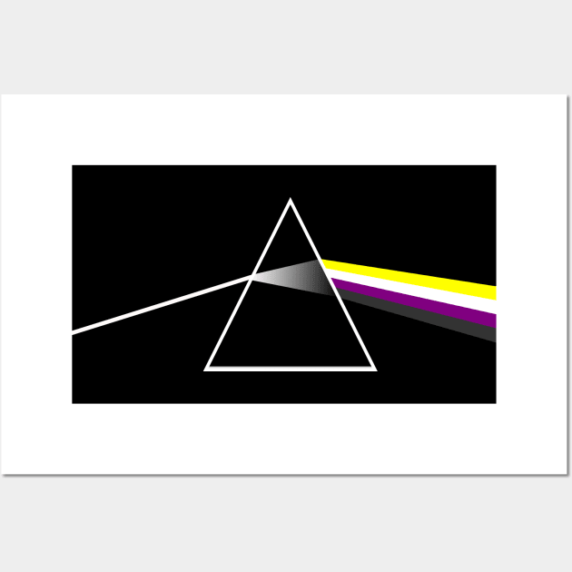 Nonbinary Pride Prism Wall Art by Reynard